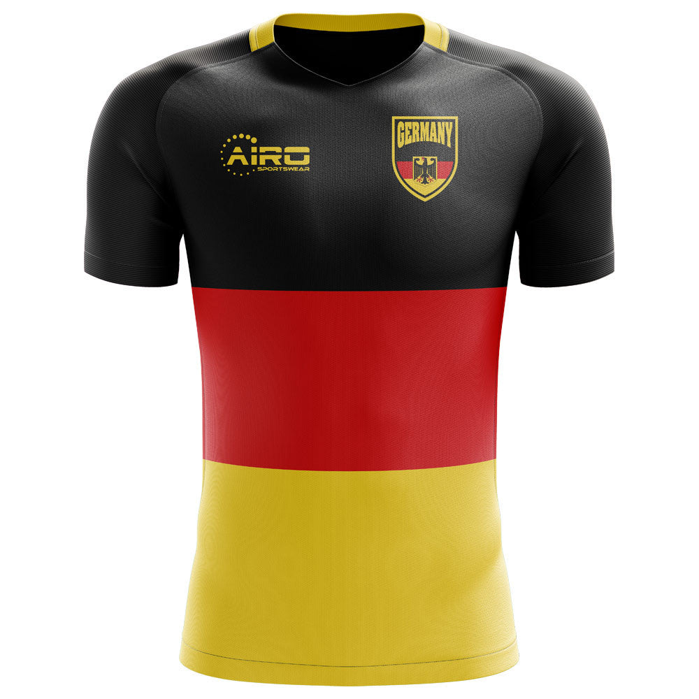 2025-2026 Germany Flag Concept Football Shirt - Kids (Long Sleeve)_0