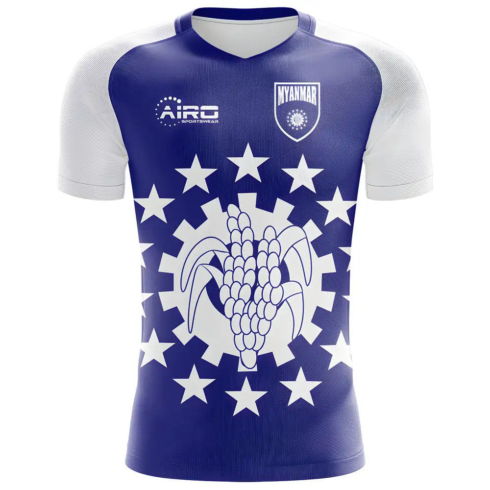 2025-2026 Myanmar Home Concept Football Shirt - Kids (Long Sleeve)_0