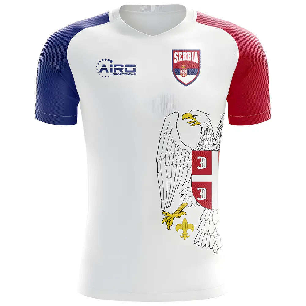 2025-2026 Serbia Flag Concept Football Shirt - Womens_0