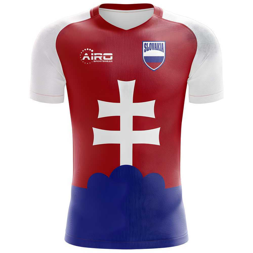 2025-2026 Slovakia Home Concept Football Shirt - Adult Long Sleeve_0
