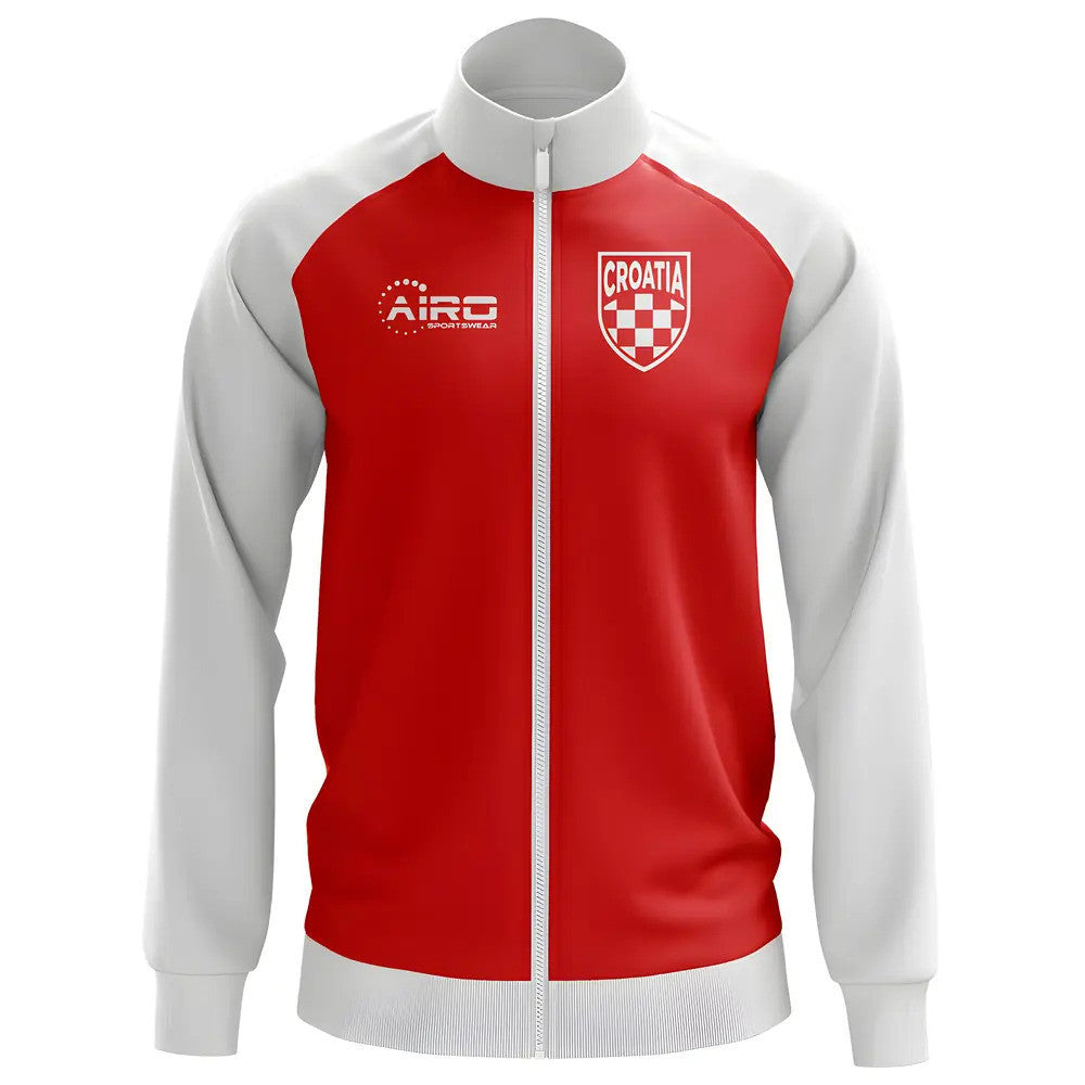 Croatia Concept Football Track Jacket (Red) - Kids_0