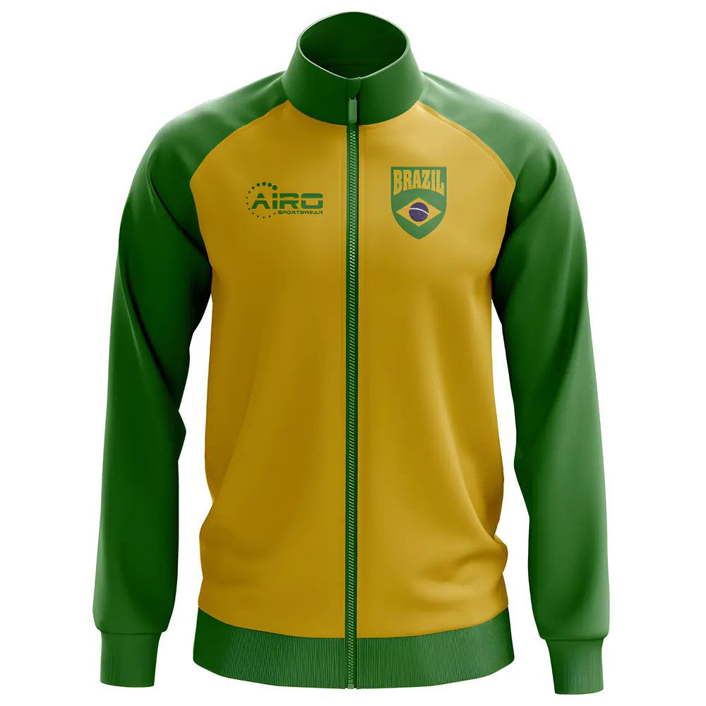 Brazil Concept Football Track Jacket (Yellow) - Kids_0