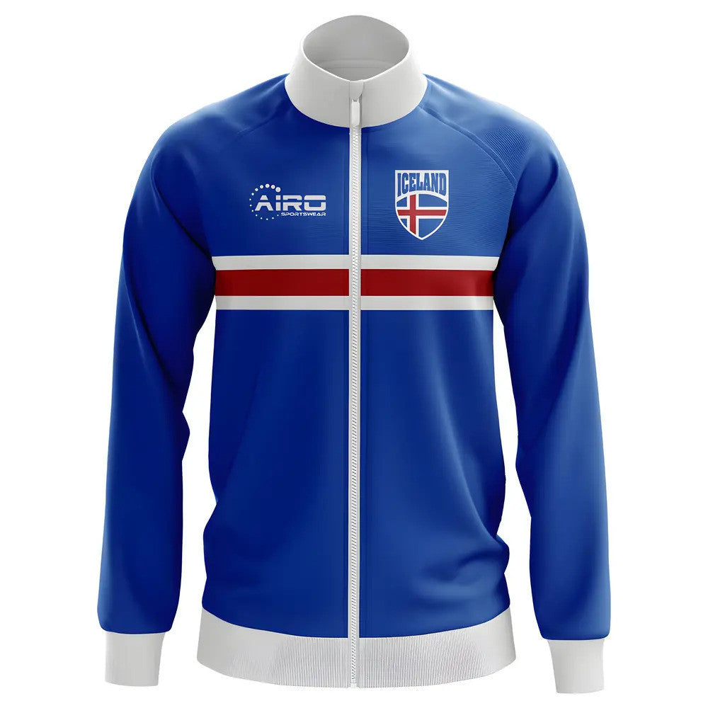 Iceland Concept Football Track Jacket (Blue) - Kids_0