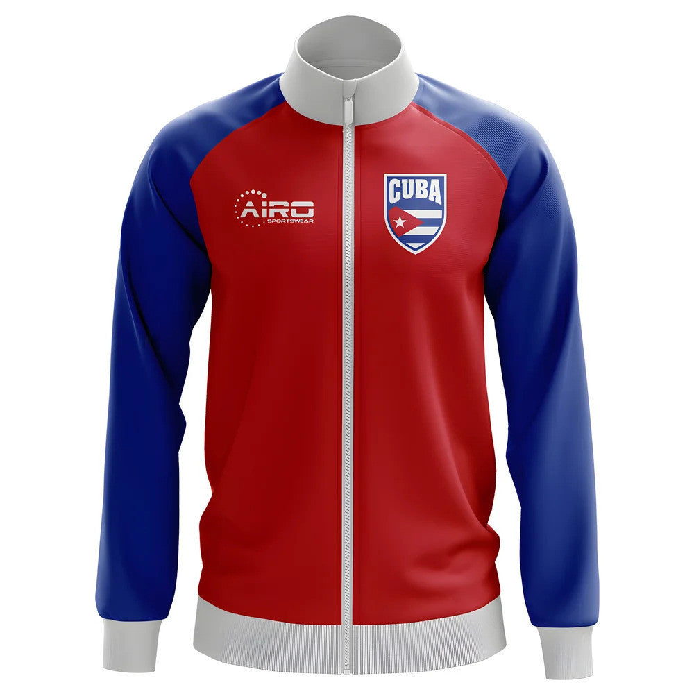 Cuba Concept Football Track Jacket (Red) - Kids_0