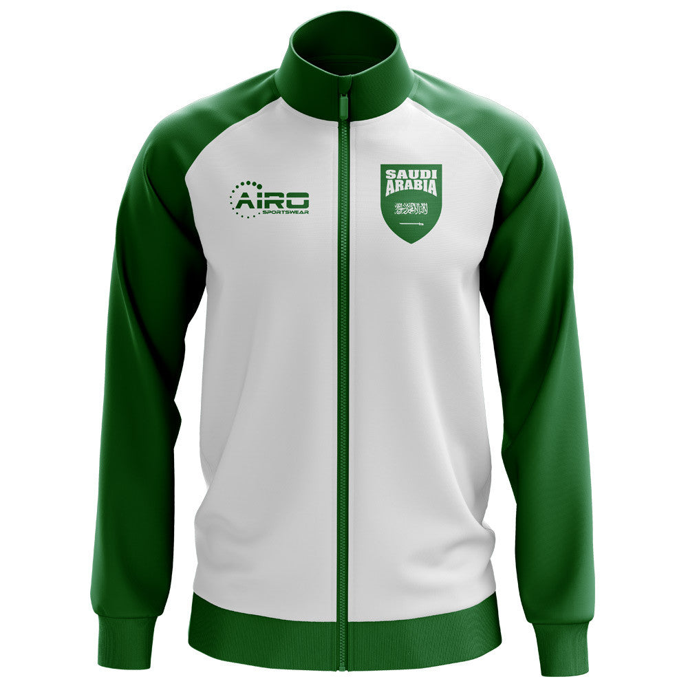 Saudi Arabia Concept Football Track Jacket (White) - Kids_0