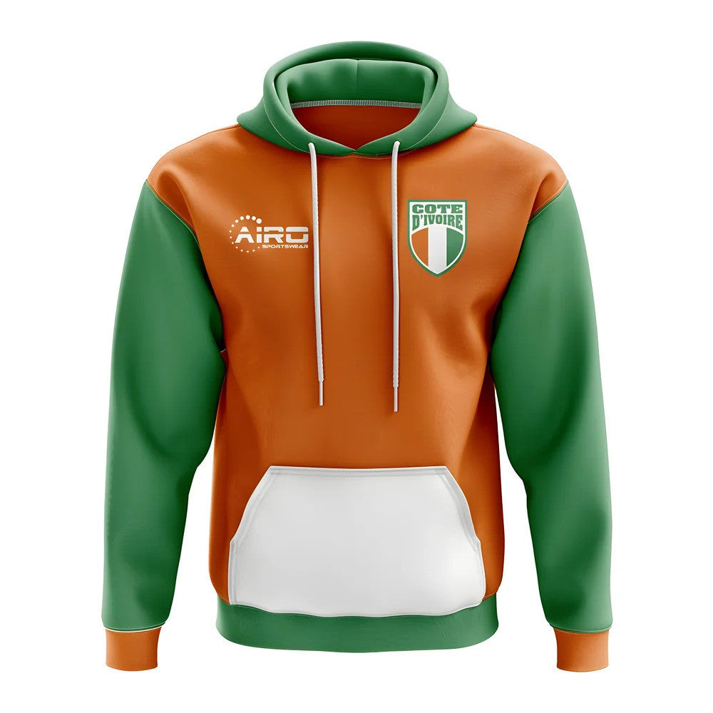 Cote D'Ivore Concept Country Football Hoody (Orange)_0