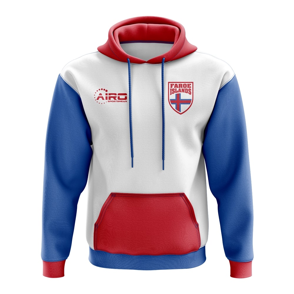 Faroe Islands Concept Country Football Hoody (White)_1