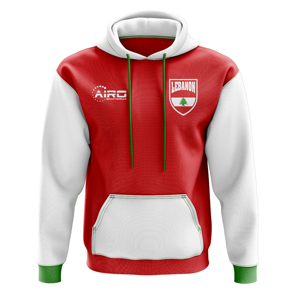 Lebanon Concept Country Football Hoody (Red)_0
