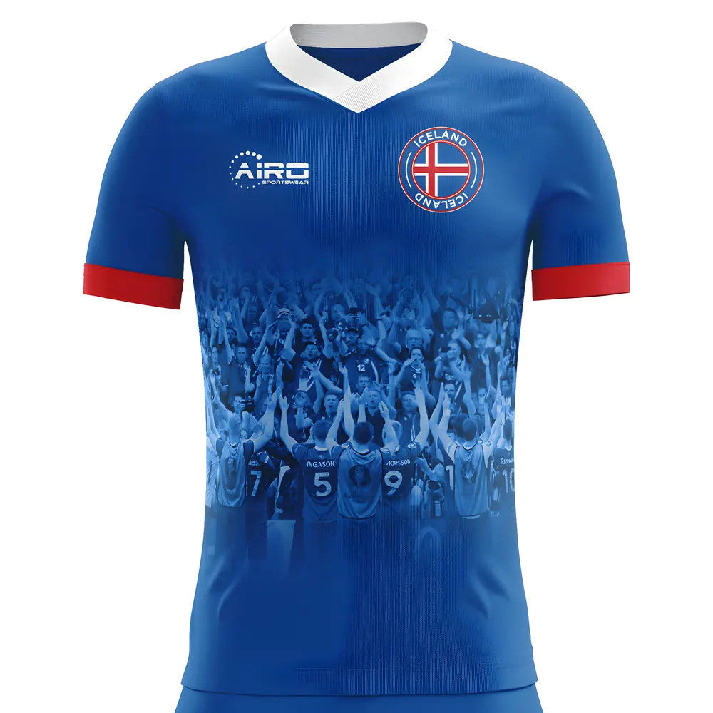 2025-2026 Iceland Supporters Home Concept Football Shirt - Baby_0
