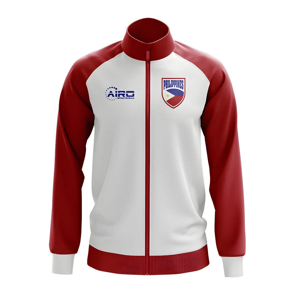 Phillippines Concept Football Track Jacket (White) - Kids_0