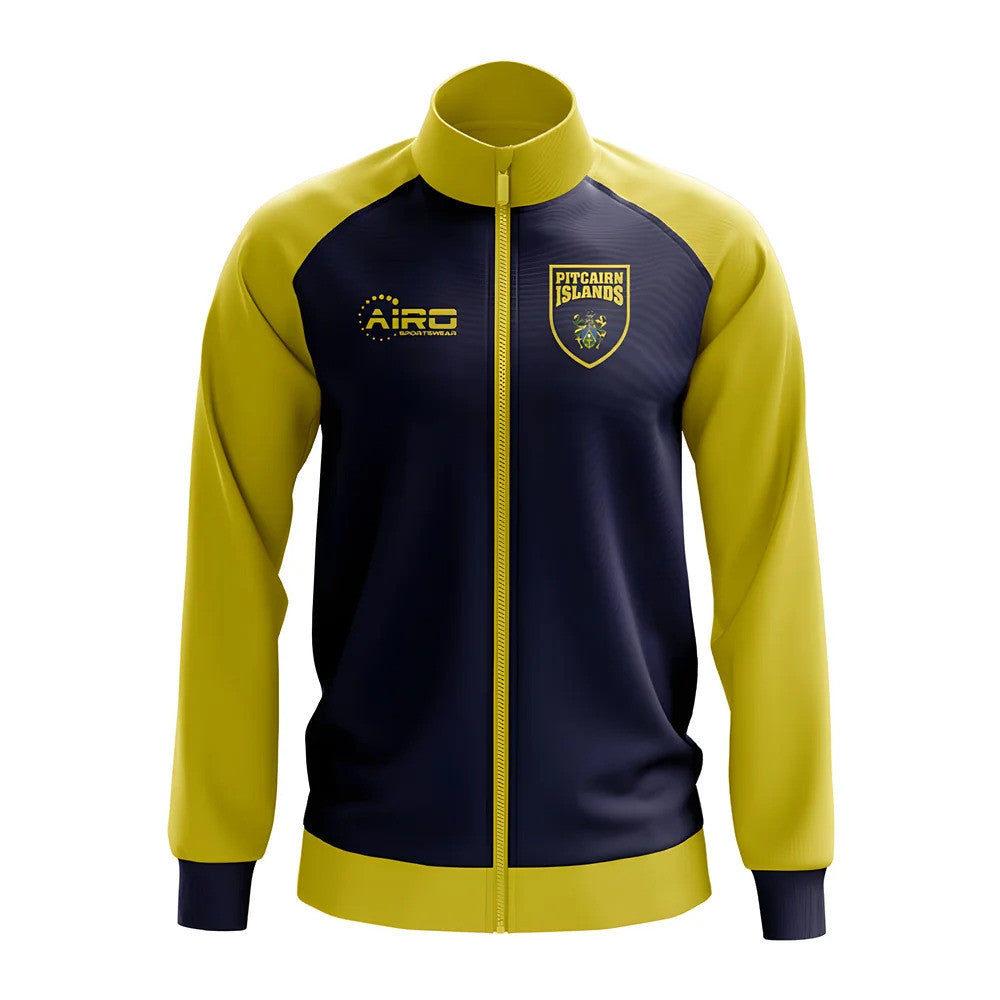 Pitcairn Islands Concept Football Track Jacket (Blue) - Kids_0