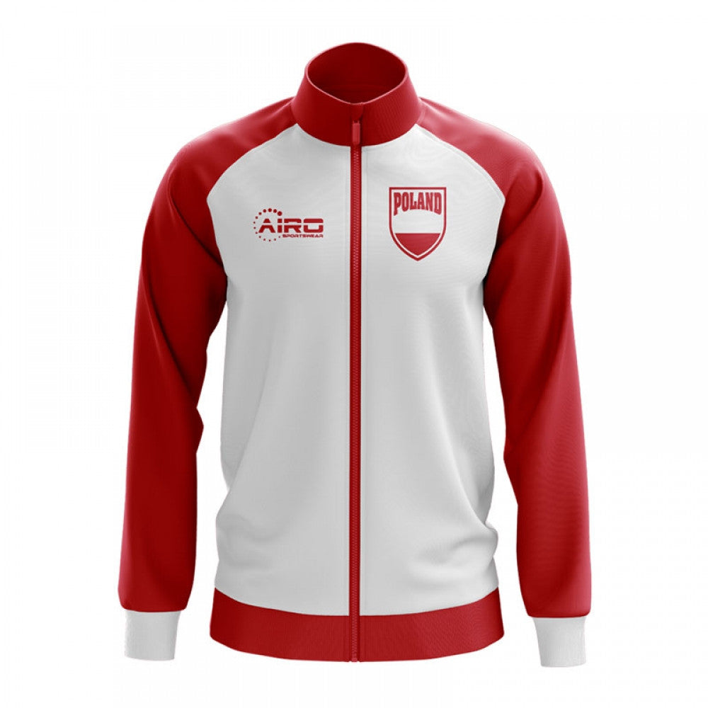 Poland Concept Football Track Jacket (White) - Kids_0