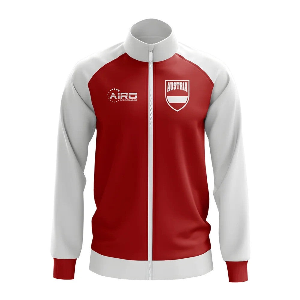 Austria Concept Football Track Jacket (Red) - Kids_0
