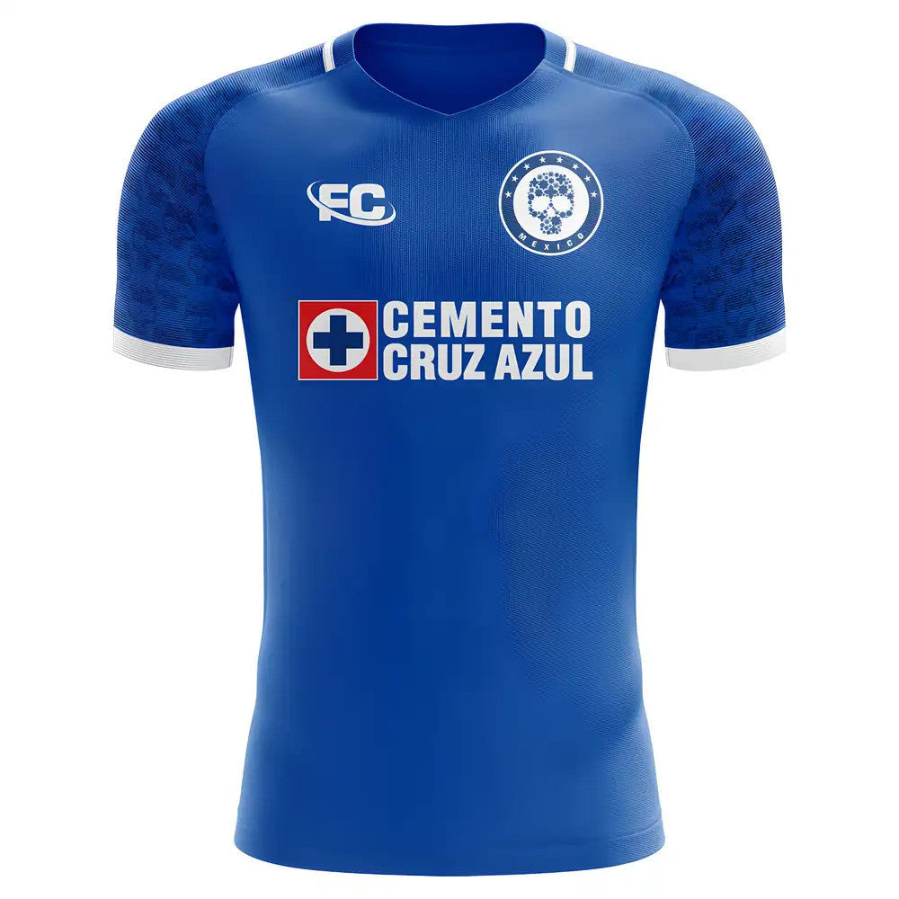 2018-2019 Cruz Azul Fans Culture Home Concept Shirt - Kids_0