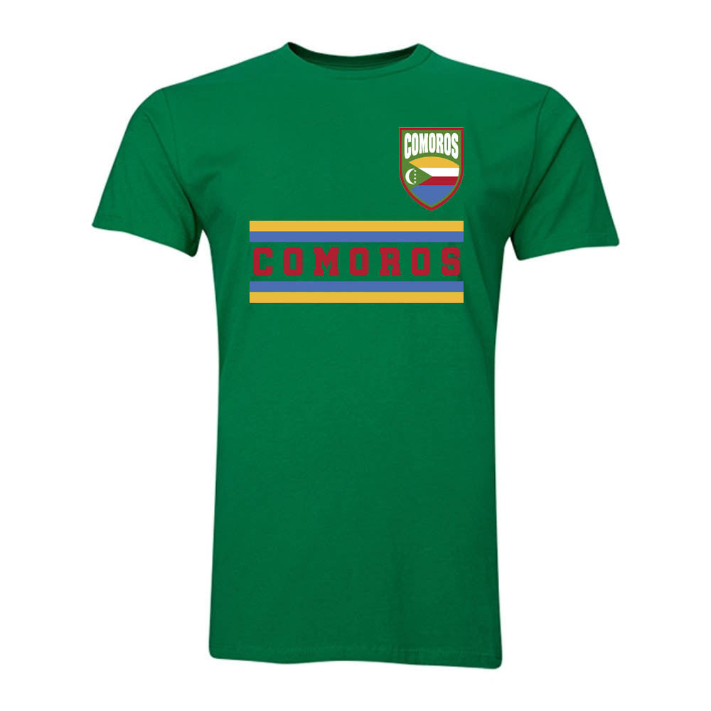 Comoros Core Football Country T-Shirt (Green)_0