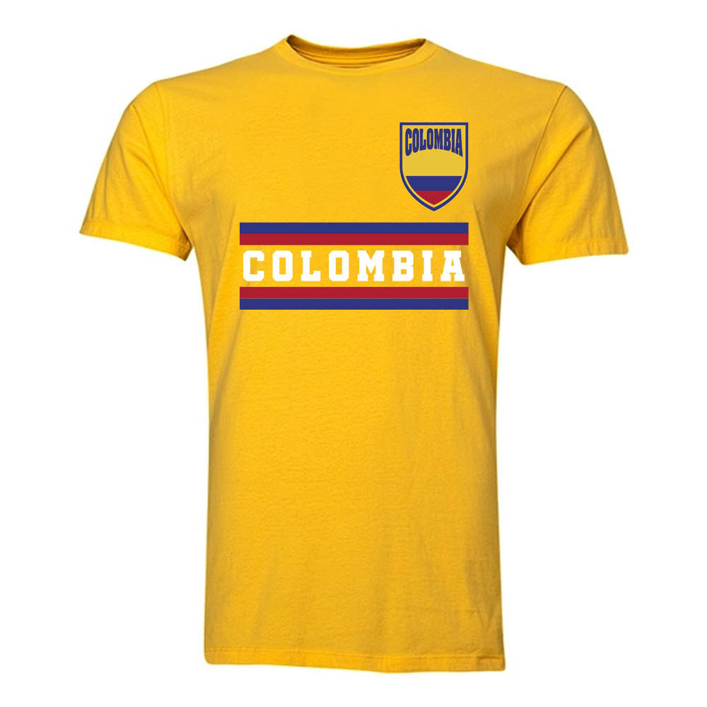Colombia Core Football Country T-Shirt (Yellow)_0