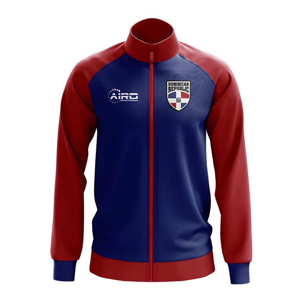 Dominican Republic Concept Football Track Jacket (Blue) - Kids_0