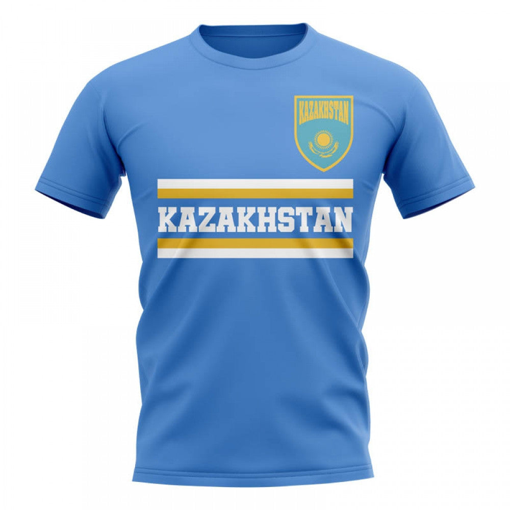 Kazakhstan Core Football Country T-Shirt (Blue)_1