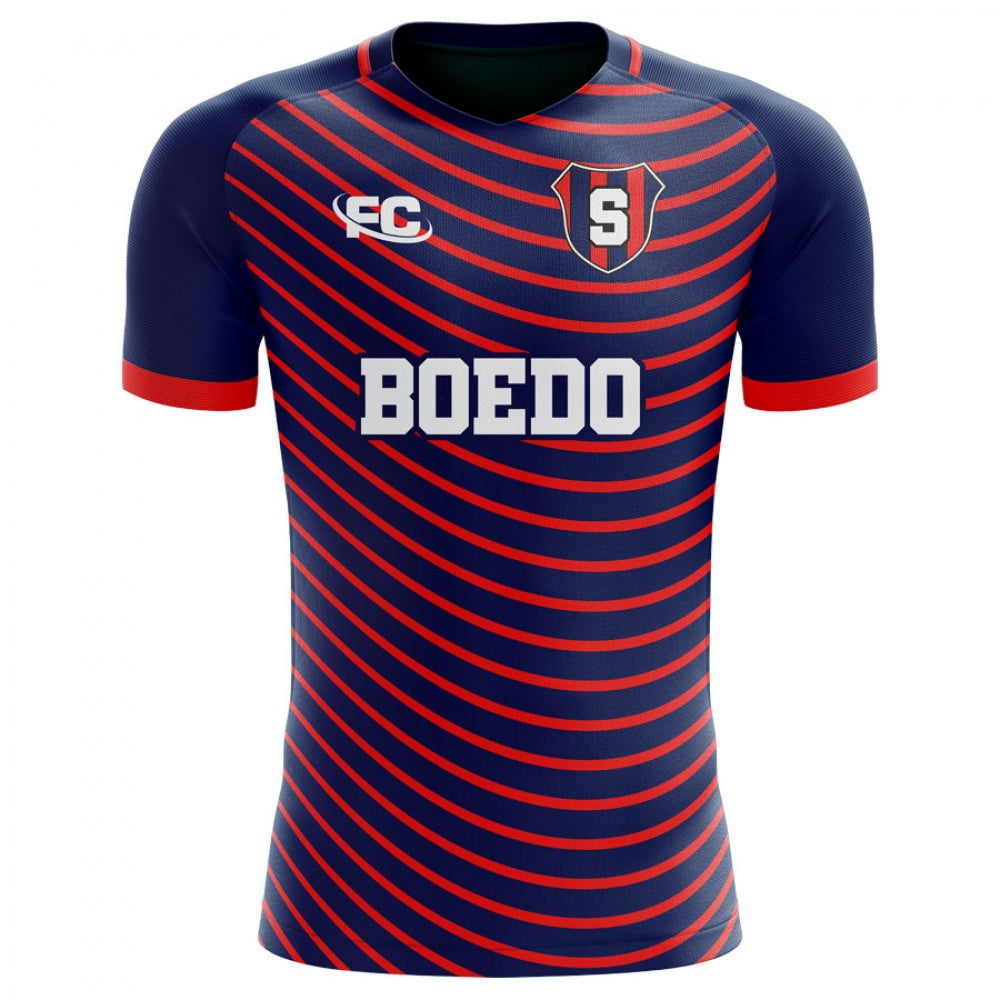 2018-2019 San Lorenzo Fans Culture Home Concept Shirt - Little Boys_0