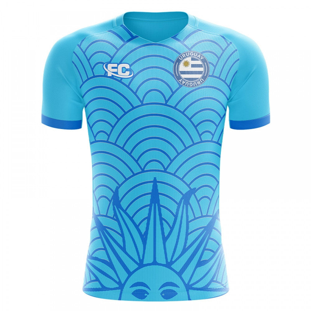 2018-2019 Uruguay Fans Culture Concept Home Shirt - Kids_0