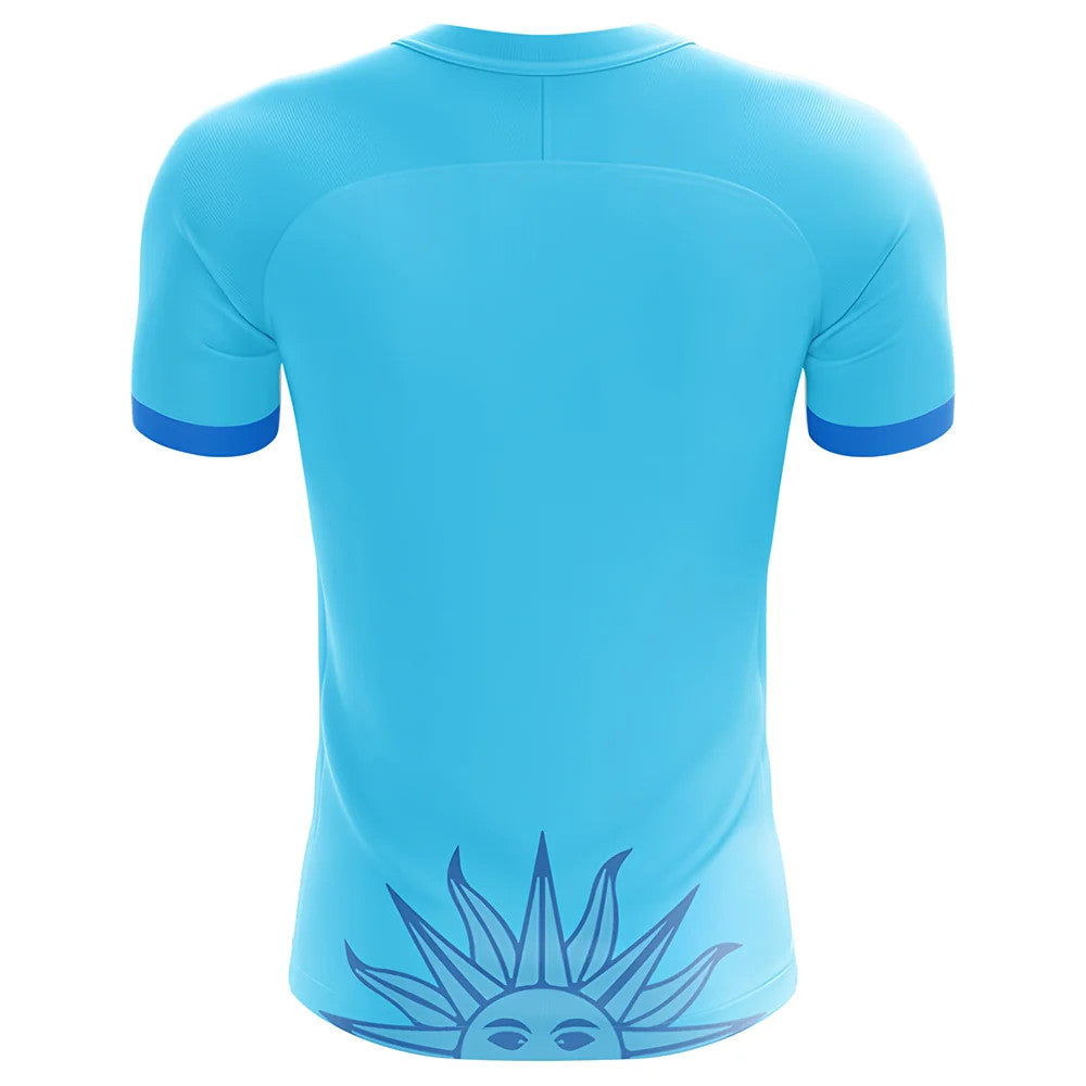 2018-2019 Uruguay Fans Culture Concept Home Shirt - Kids (Long Sleeve)_1