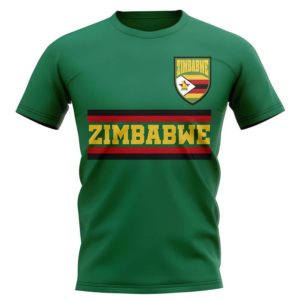 Zimbabwe Core Football Country T-Shirt (Green)_1