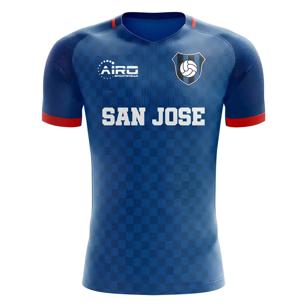 2025-2026 San Jose Home Concept Football Shirt - Kids (Long Sleeve)_0