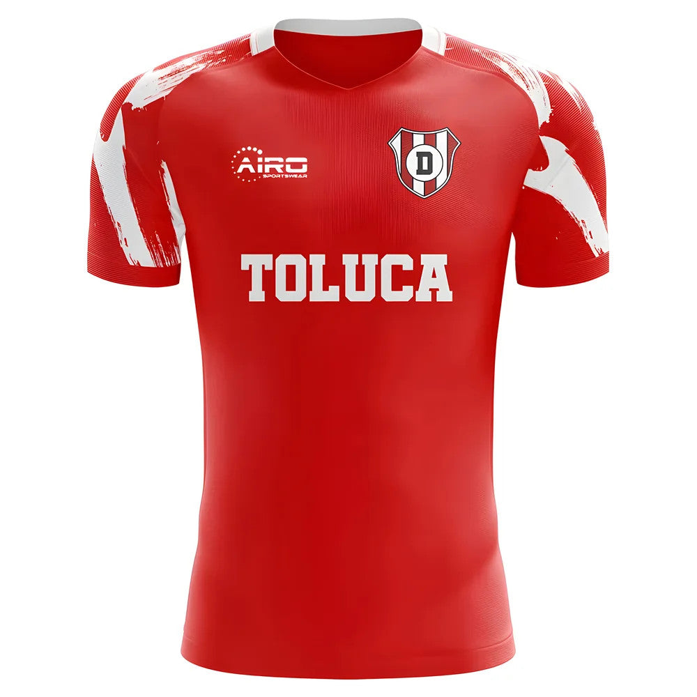 2025-2026 Deportivo Toluca Home Concept Football Shirt - Little Boys_0
