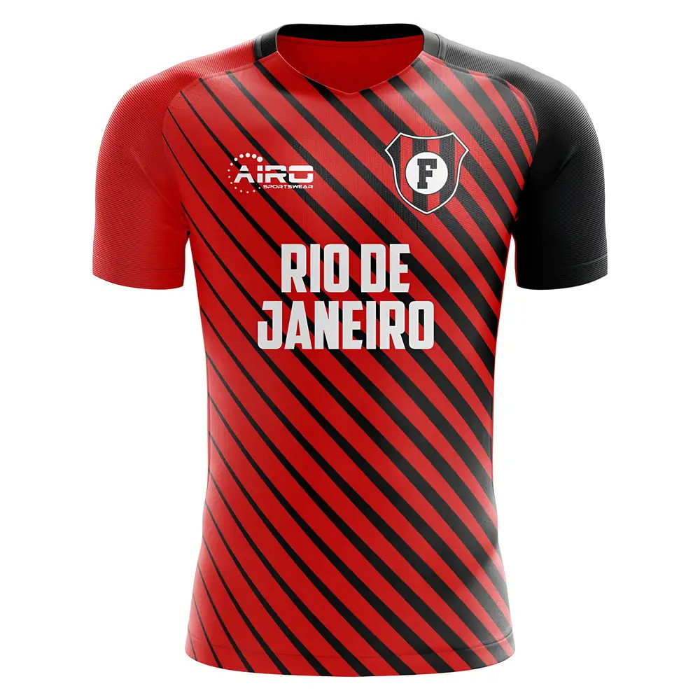2020-2021 Flamengo Home Concept Football Shirt (Zico 10) - Kids_2