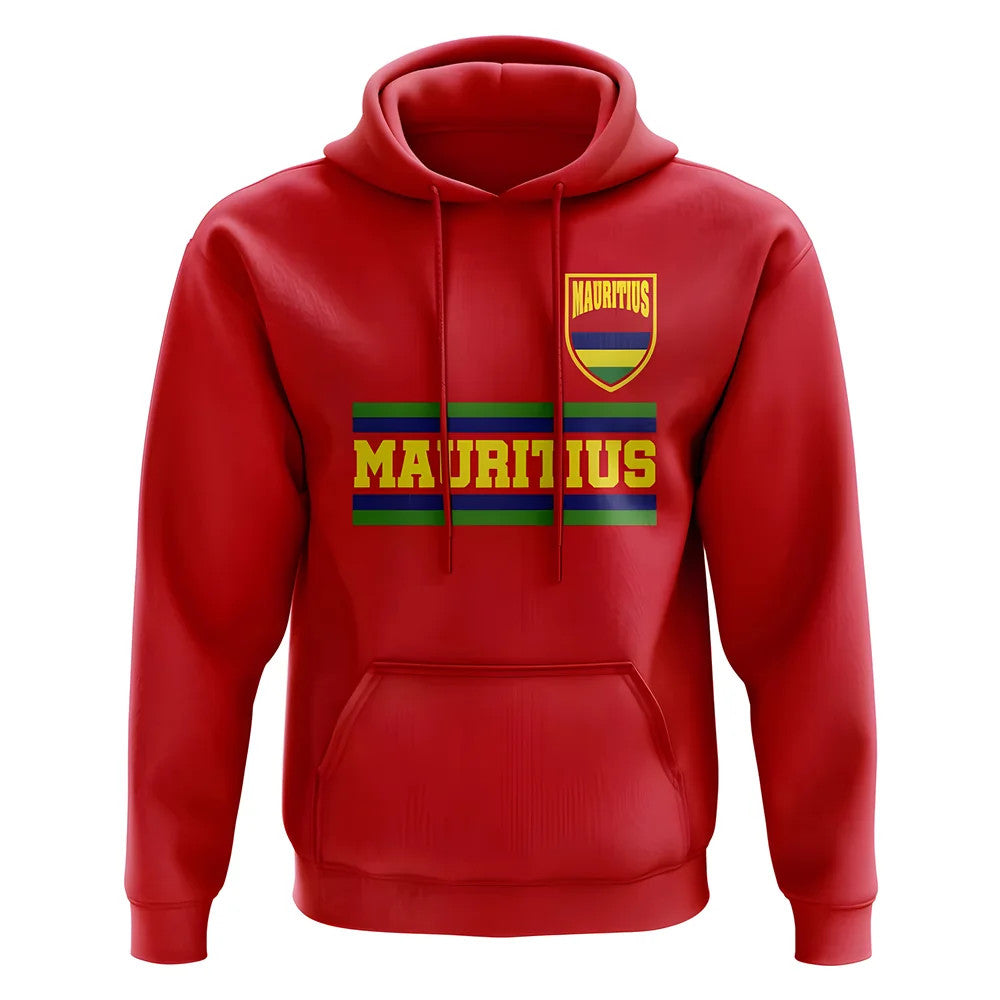 Mauritius Core Football Country Hoody (Red)_1