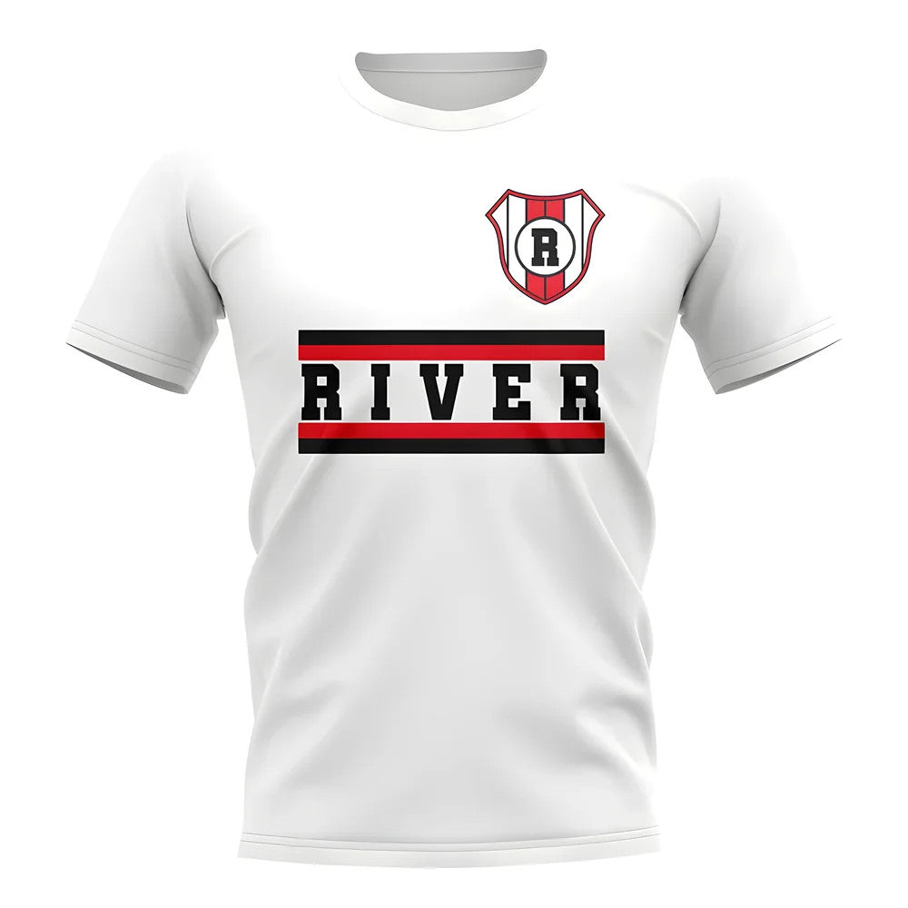 River Plate Core Football Club T-Shirt (White)_0