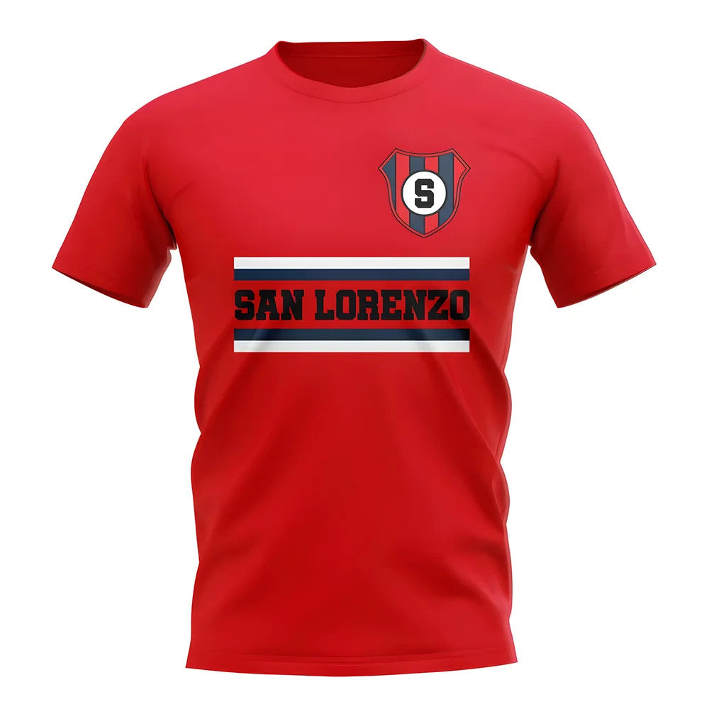 San Lorenzo Core Football Club T-Shirt (Red)_0