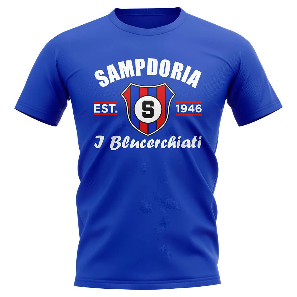 Sampdoria Established Football T-Shirt (Blue)_1