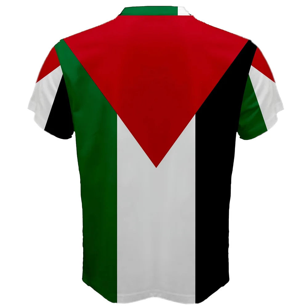 Palestine Flag Sublimated Sports Jersey - Kids_1