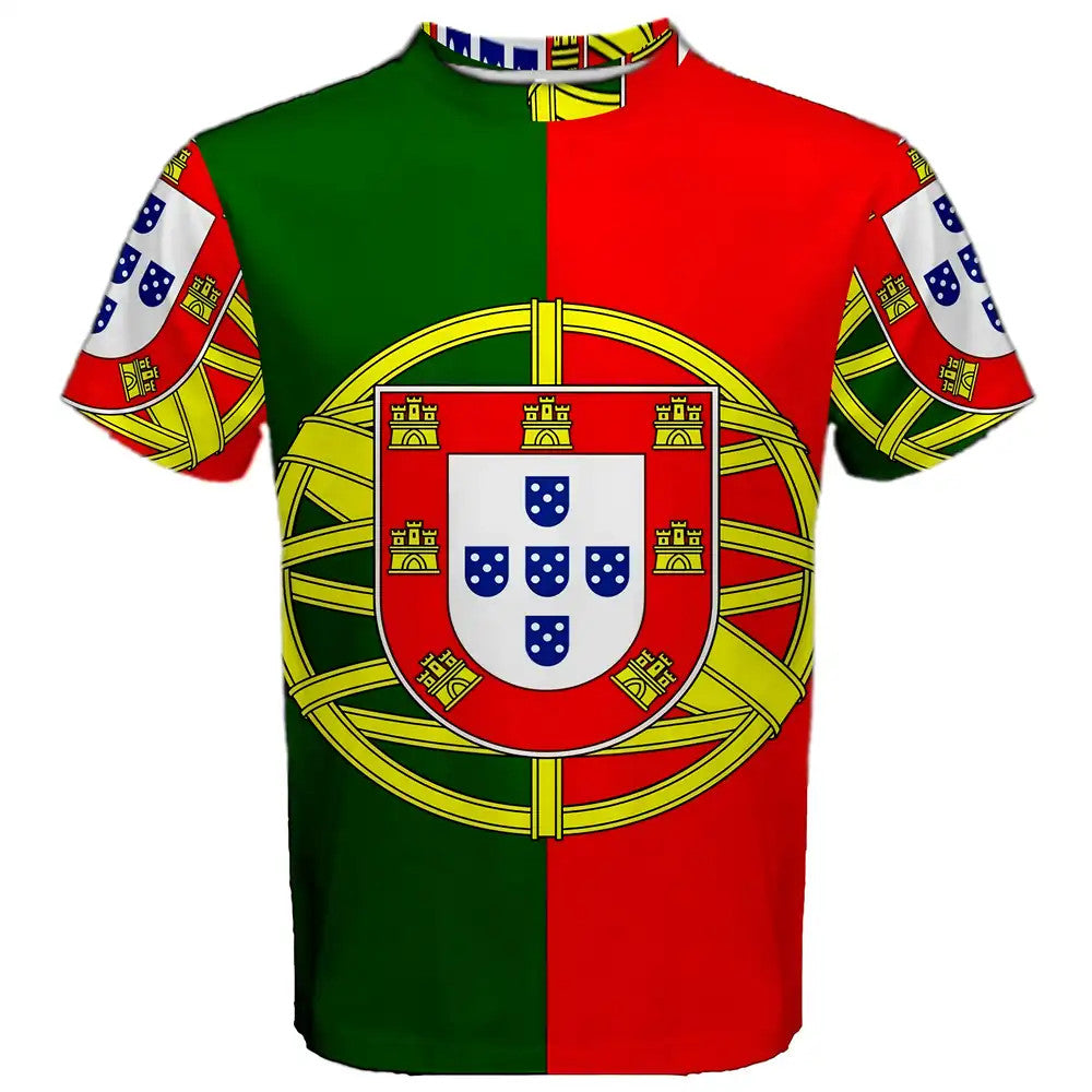 Portugal Coat of Arms Sublimated Sports Jersey_0
