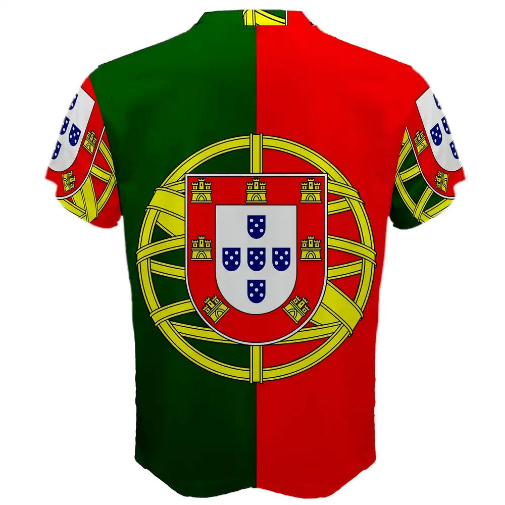 Portugal Coat of Arms Sublimated Sports Jersey_1