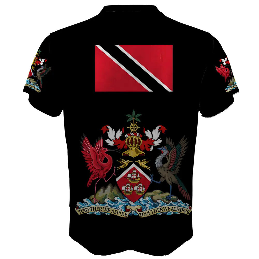 Trinidad and Tobago Coat of Arms Sublimated Sports Jersey - Kids_1