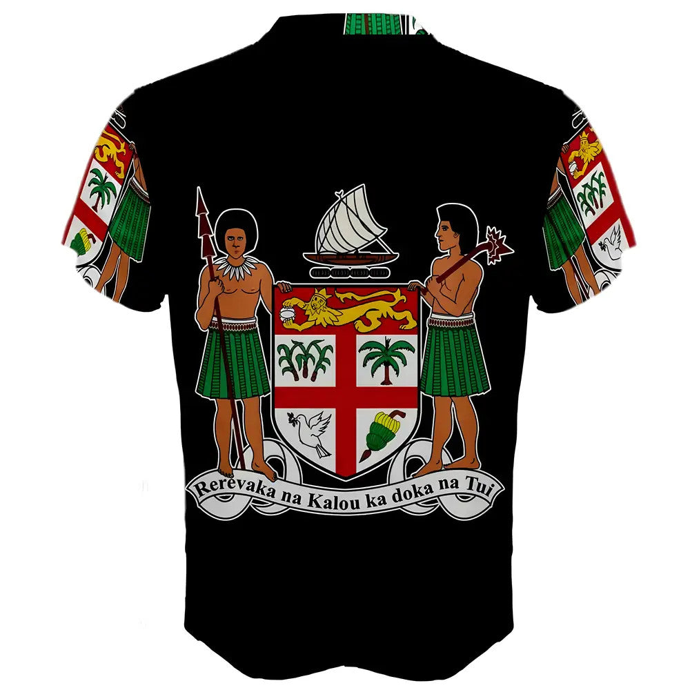 Fiji Coat of Arms Sublimated Sports Jersey - Kids_1