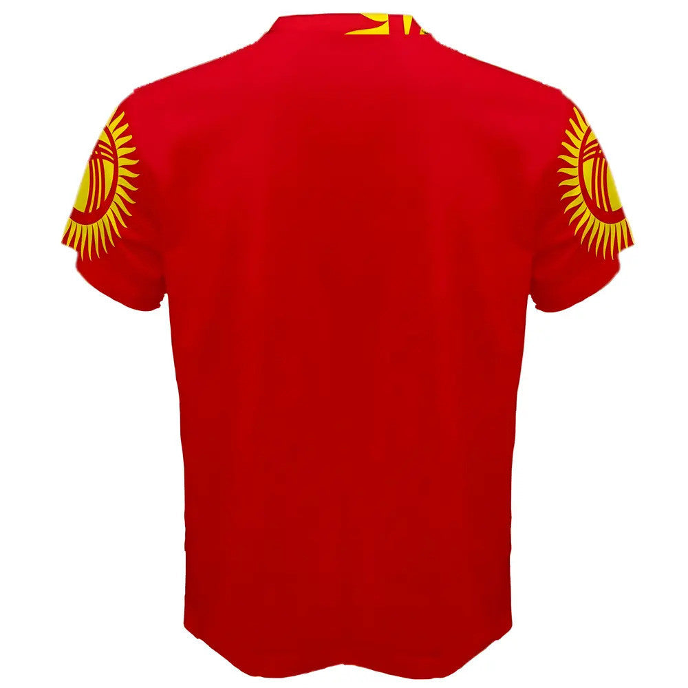 Kyrgyzstan Flag Sublimated Sports Jersey_1
