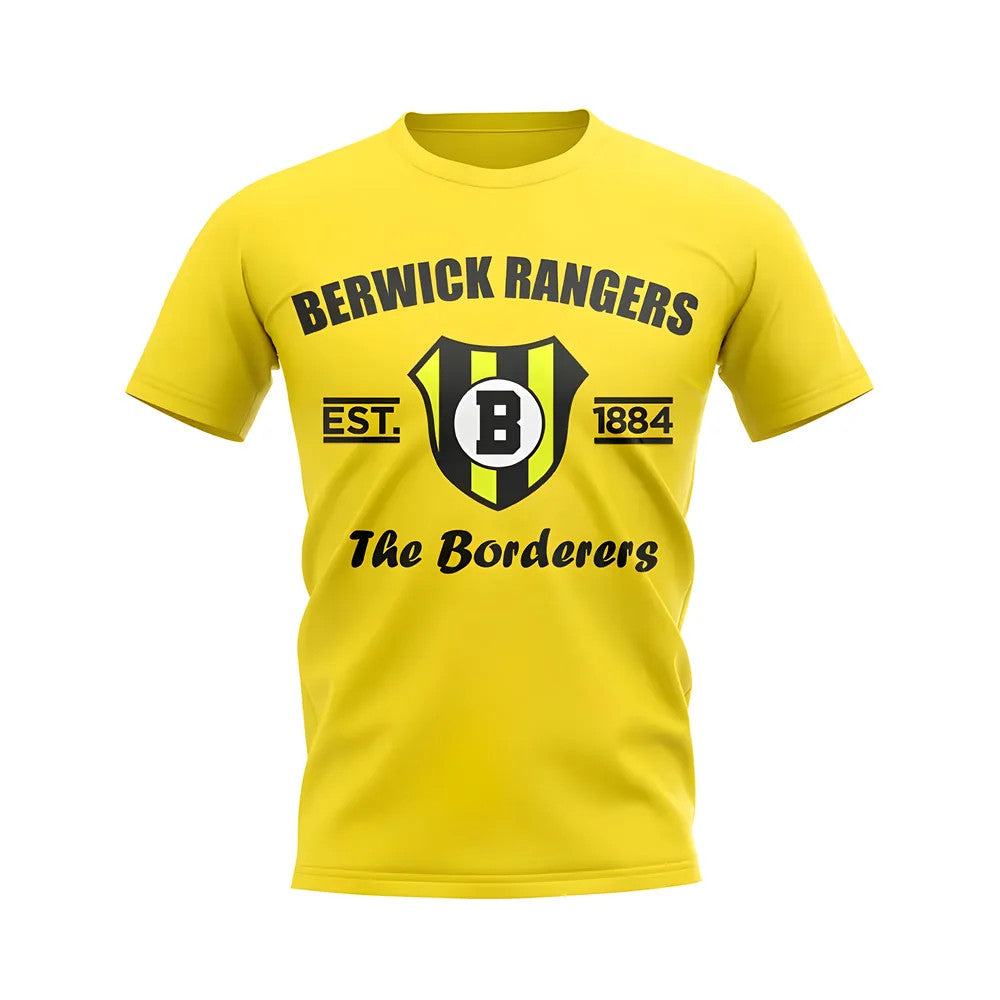 Berwick Rangers Established Football T-Shirt (Yellow)_0