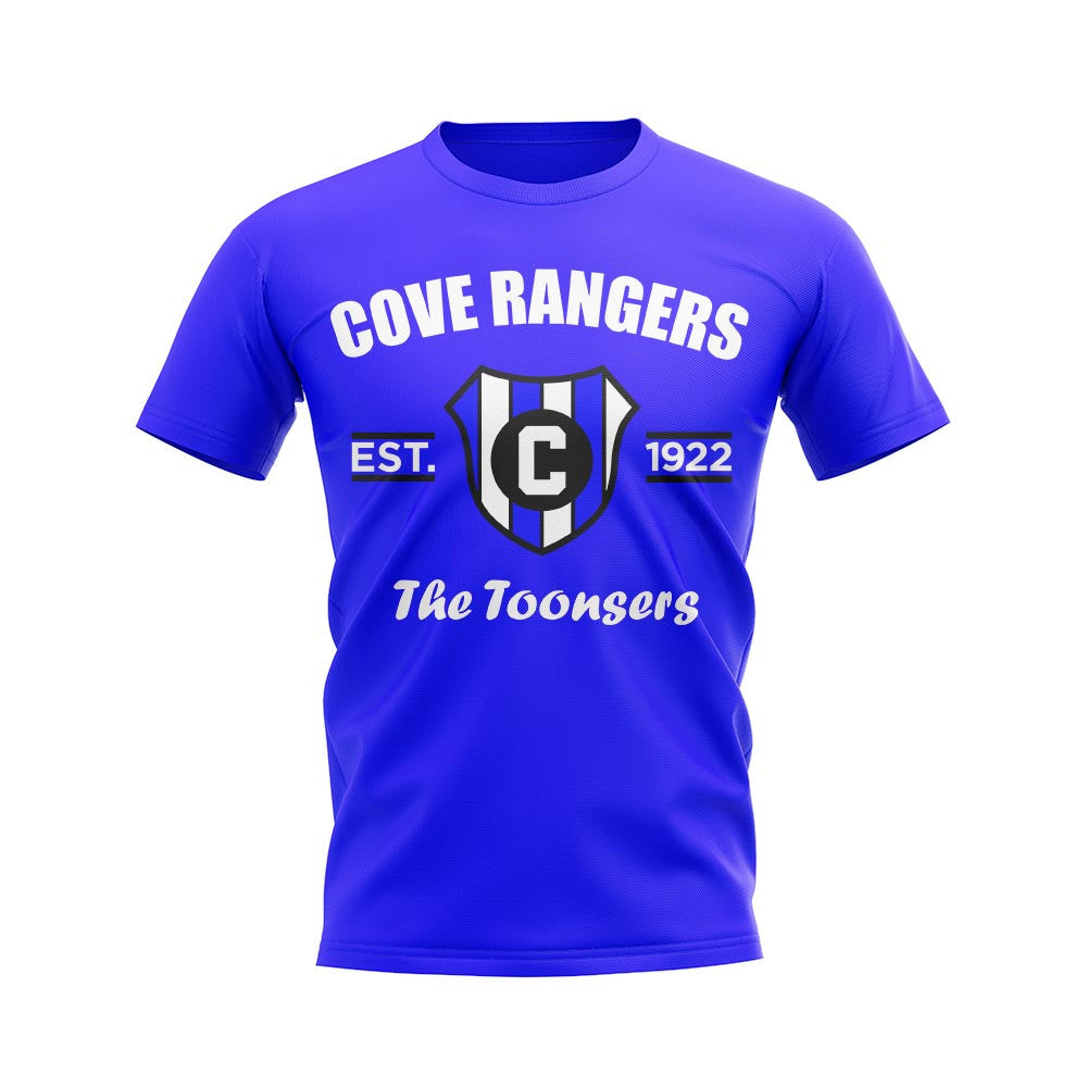Cove Rangers Established Football T-Shirt (Blue)_1