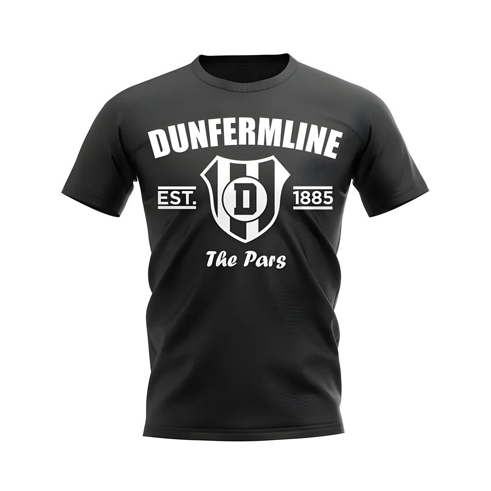 Dunfermline Established Football T-Shirt (Black)_1