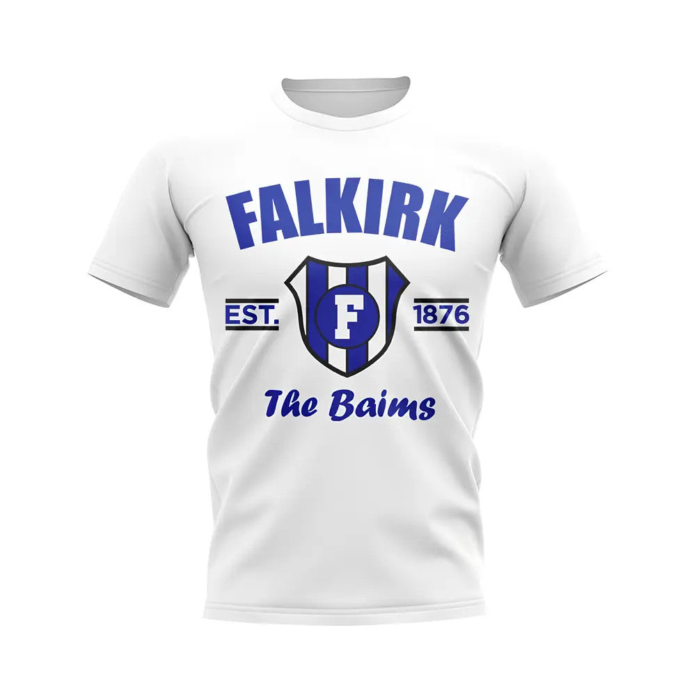 Falkirk Established Football T-Shirt (White)_1
