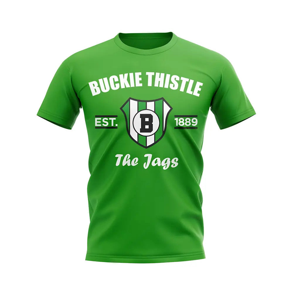 Buckie Thistle Established Football T-Shirt (Green)_0