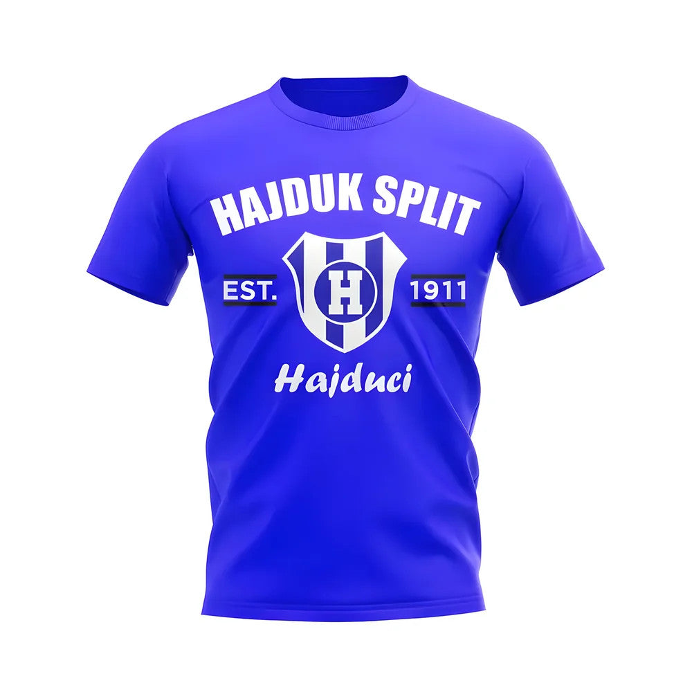 Hajduk Split Established Football T-Shirt (Royal)_1
