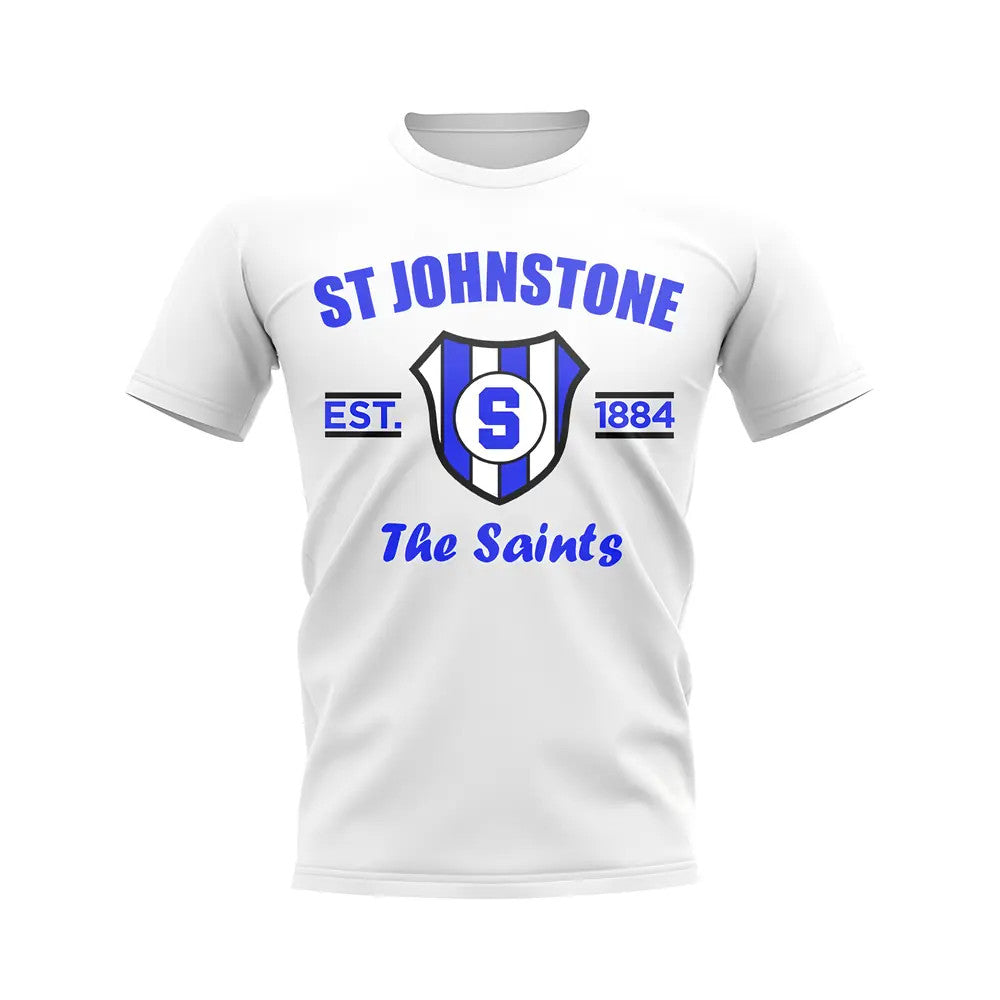 St Johnstone Established Football T-Shirt (White)_1