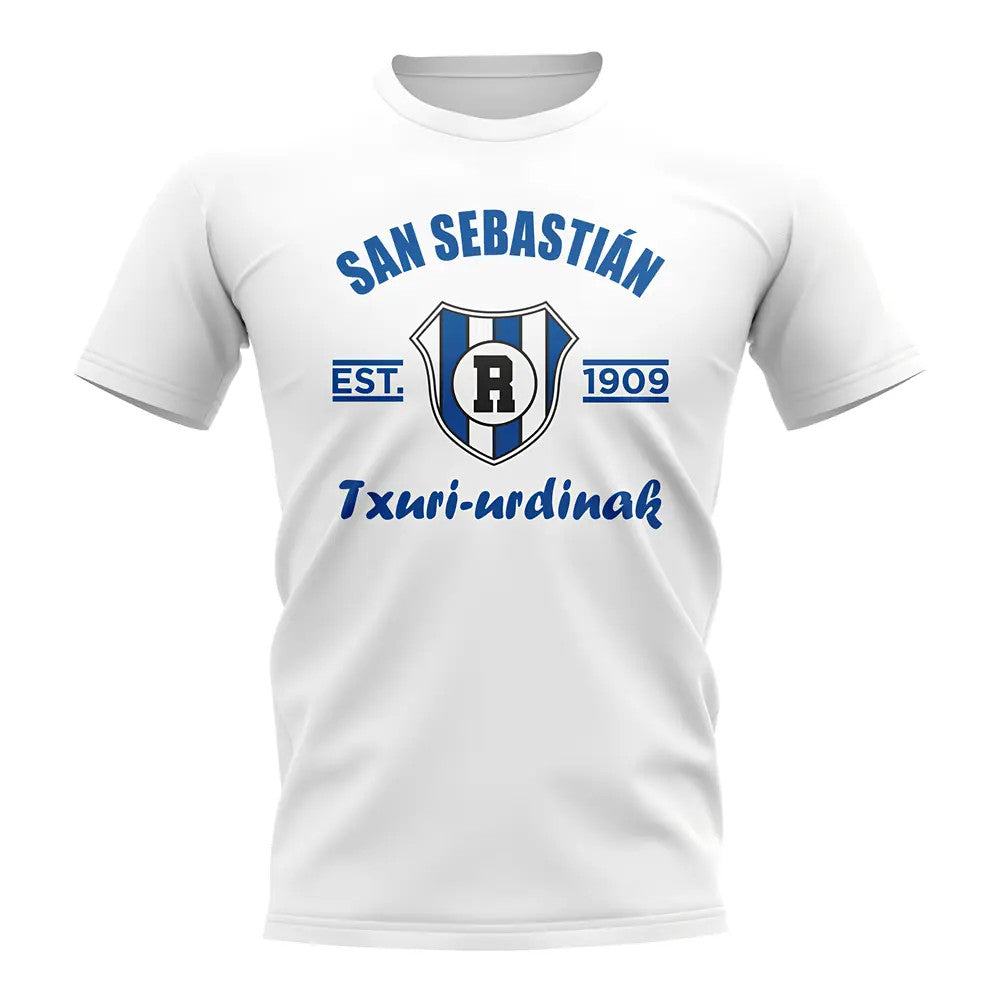 Real Sociedad Established Football T-Shirt (White)_1