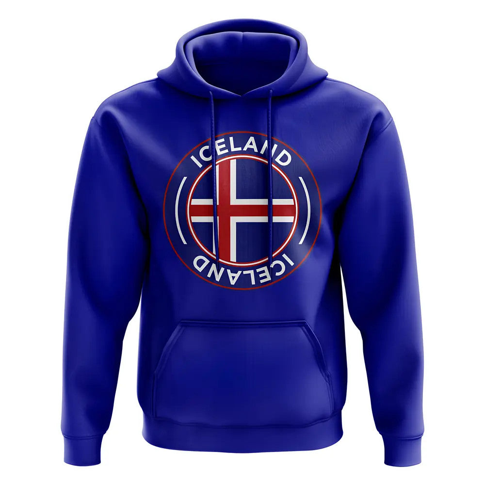 Iceland Football Badge Hoodie (Royal)_1