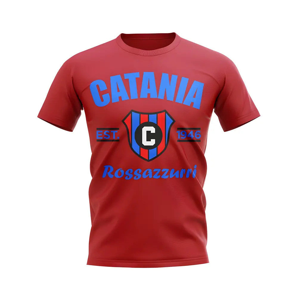 Catania Established Football T-Shirt (Red)_1