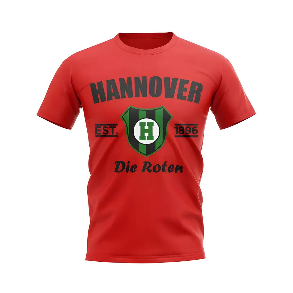 Hannover Established Football T-Shirt (Red)_0